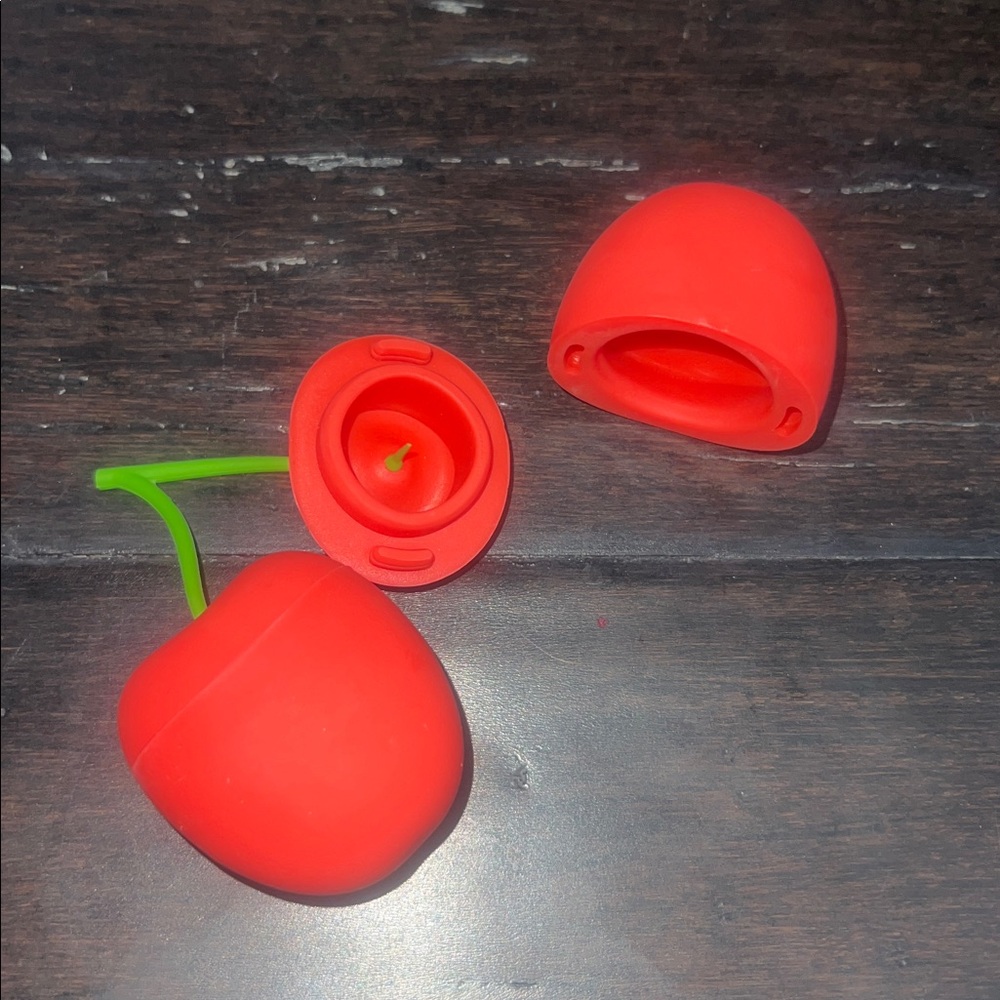 Cherry-Shaped Red Lip Plumper Suction Tool